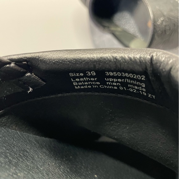 Dansko Black Tooled Leather Slip On Clogs Professional 39 - Picture 11 of 11